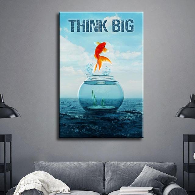 Morgen motivation Young Hustle Wandbild