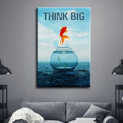 Morgen motivation Young Hustle Wandbild